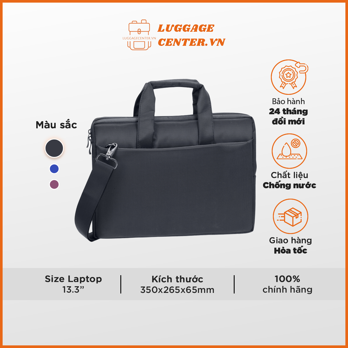 Túi xách dành cho Laptop 13.3" Rivacase 8221